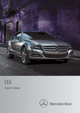 2013 Mercedes Benz CLS Operator Manual